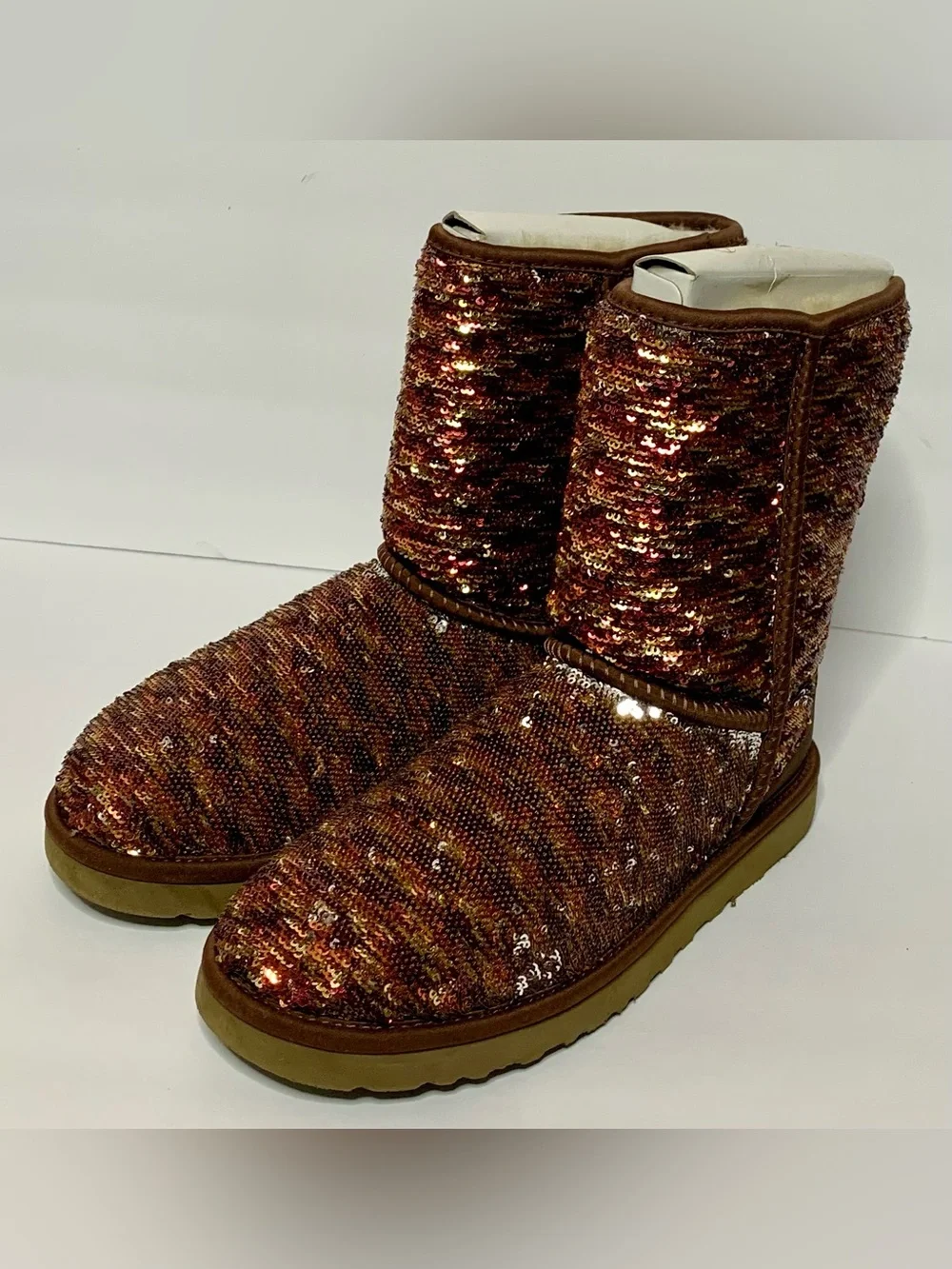 UGG Australia Classic Short Sparkles Sequin Boots (Rare Color-way)